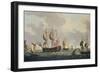 Royal Squadron off the Coast-Dominic Serres-Framed Giclee Print
