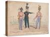 Royal Staff Corps, 60th Royal Americans, 40th Foot, 1828-William Heath-Stretched Canvas