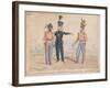 Royal Staff Corps, 60th Royal Americans, 40th Foot, 1828-William Heath-Framed Giclee Print