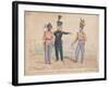 Royal Staff Corps, 60th Royal Americans, 40th Foot, 1828-William Heath-Framed Giclee Print