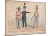 Royal Staff Corps, 60th Royal Americans, 40th Foot, 1828-William Heath-Mounted Giclee Print
