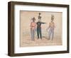 Royal Staff Corps, 60th Royal Americans, 40th Foot, 1828-William Heath-Framed Giclee Print