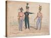 Royal Staff Corps, 60th Royal Americans, 40th Foot, 1828-William Heath-Stretched Canvas