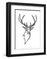 Royal Stag Deer-Antoine Tesquier Tedeschi-Framed Art Print