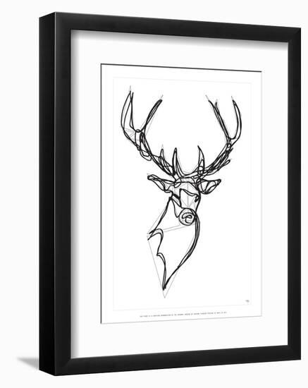 Royal Stag Deer-Antoine Tesquier Tedeschi-Framed Art Print