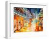 Royal Street at Night-Diane Millsap-Framed Art Print