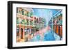 Royal Street Blue-Diane Millsap-Framed Art Print