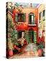 Royal Street Courtyard-Diane Millsap-Stretched Canvas