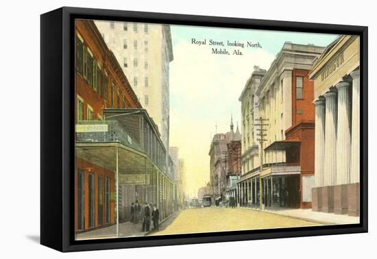 Royal Street, Mobile, Alabama-null-Framed Stretched Canvas