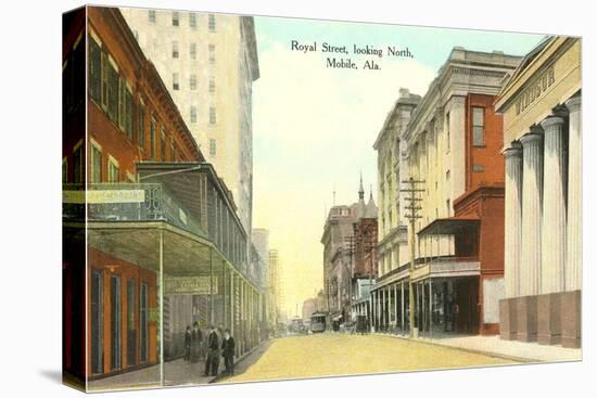 Royal Street, Mobile, Alabama-null-Stretched Canvas