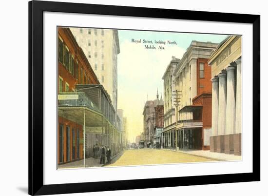 Royal Street, Mobile, Alabama-null-Framed Art Print