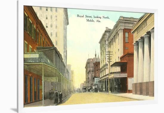Royal Street, Mobile, Alabama-null-Framed Art Print