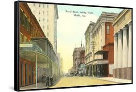 Royal Street, Mobile, Alabama-null-Framed Stretched Canvas