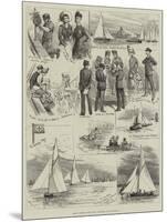 Royal Thames Yacht Club, Amateur Sailing Match-Alfred Courbould-Mounted Giclee Print