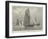 Royal Thames Yacht Club Match, 2 June, Rounding the Mouse Lightship-null-Framed Giclee Print