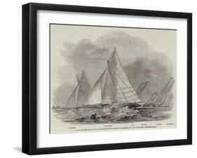 Royal Thames Yacht Club, Match for the Belvidere Cup-Nicholas Matthews Condy-Framed Giclee Print