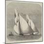 Royal Thames Yacht Club Schooner and Yawl Race, the Egeria and Gwendoline in Sea Reach-Edwin Weedon-Mounted Giclee Print