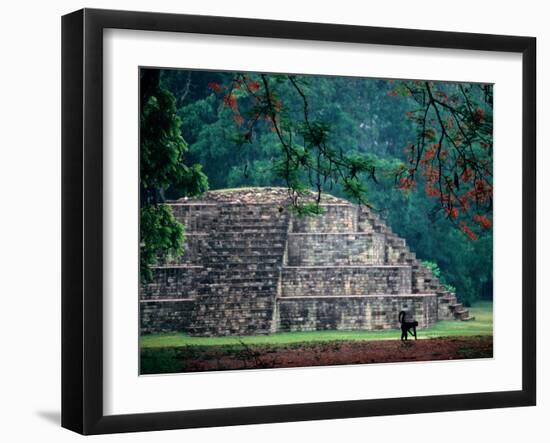 Royal Tomb, Maya, Copan, Honduras-Kenneth Garrett-Framed Photographic Print