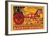 Royal Tonga Safety Matches-null-Framed Art Print