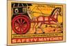 Royal Tonga Safety Matches-null-Mounted Art Print