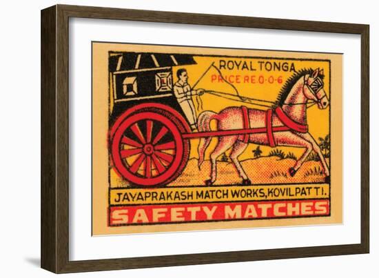 Royal Tonga Safety Matches-null-Framed Art Print