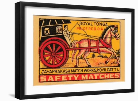 Royal Tonga Safety Matches-null-Framed Art Print