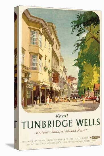 Royal Tunbridge Wells, Poster Advertising British Railways-Frank Sherwin-Stretched Canvas