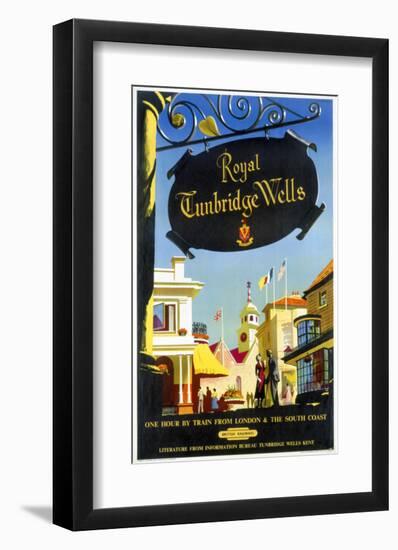 Royal Tunbridge Wells Sign-null-Framed Art Print