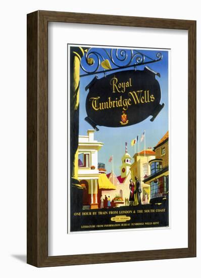 Royal Tunbridge Wells Sign-null-Framed Art Print