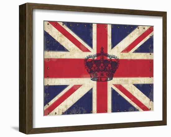 Royal Union Jack-Sam Appleman-Framed Art Print