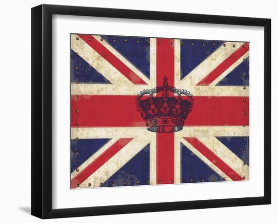 Royal Union Jack-Sam Appleman-Framed Art Print