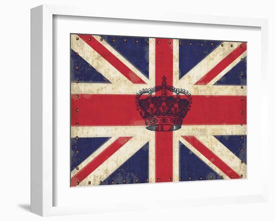 Royal Union Jack-Sam Appleman-Framed Art Print