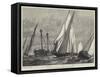 Royal Victoria Yacht Club, Collision Between the Ada and the Florinda-William Heysham Overend-Framed Stretched Canvas