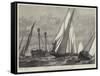 Royal Victoria Yacht Club, Collision Between the Ada and the Florinda-William Heysham Overend-Framed Stretched Canvas