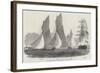 Royal Victoria Yacht Club Regatta, the Match for Her Majesty's Cup-Edwin Weedon-Framed Giclee Print