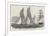 Royal Victoria Yacht Club Regatta, the Match for Her Majesty's Cup-Edwin Weedon-Framed Giclee Print