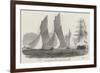 Royal Victoria Yacht Club Regatta, the Match for Her Majesty's Cup-Edwin Weedon-Framed Giclee Print