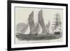 Royal Victoria Yacht Club Regatta, the Match for Her Majesty's Cup-Edwin Weedon-Framed Giclee Print