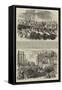 Royal Visit of Napoleon III-null-Framed Stretched Canvas