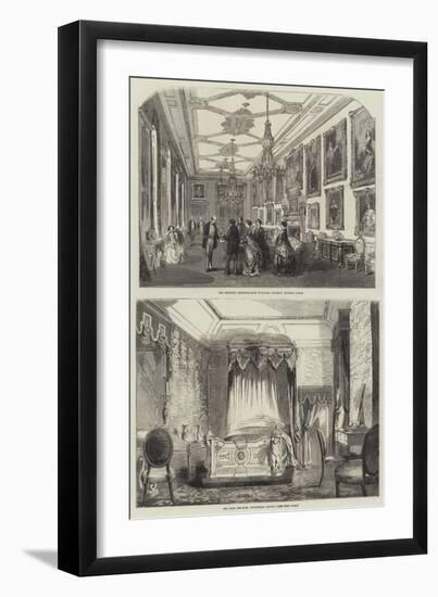 Royal Visit of Napoleon III-null-Framed Giclee Print