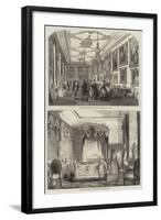 Royal Visit of Napoleon III-null-Framed Giclee Print