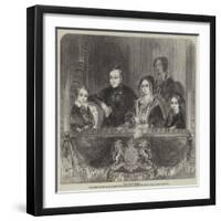 Royal Visit to Astley's-null-Framed Giclee Print