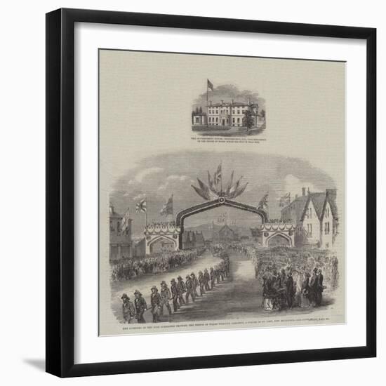 Royal Visit to Canada-null-Framed Giclee Print