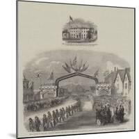 Royal Visit to Canada-null-Mounted Giclee Print