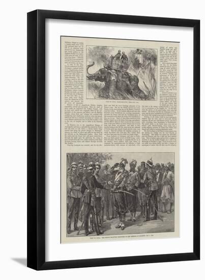 Royal Visit to India-William Heysham Overend-Framed Giclee Print