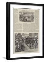 Royal Visit to India-William Heysham Overend-Framed Giclee Print