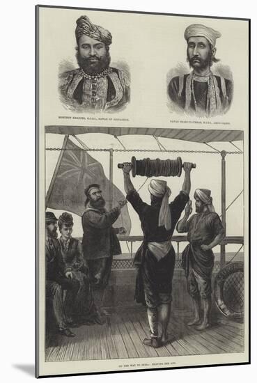 Royal Visit to India-null-Mounted Giclee Print