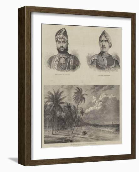 Royal Visit to India-null-Framed Giclee Print