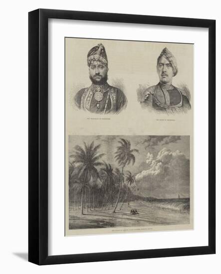 Royal Visit to India-null-Framed Giclee Print