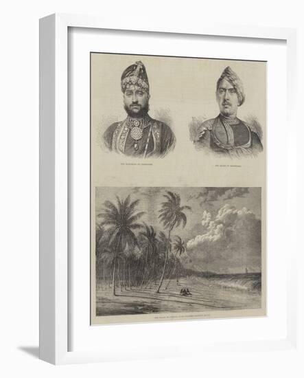 Royal Visit to India-null-Framed Giclee Print